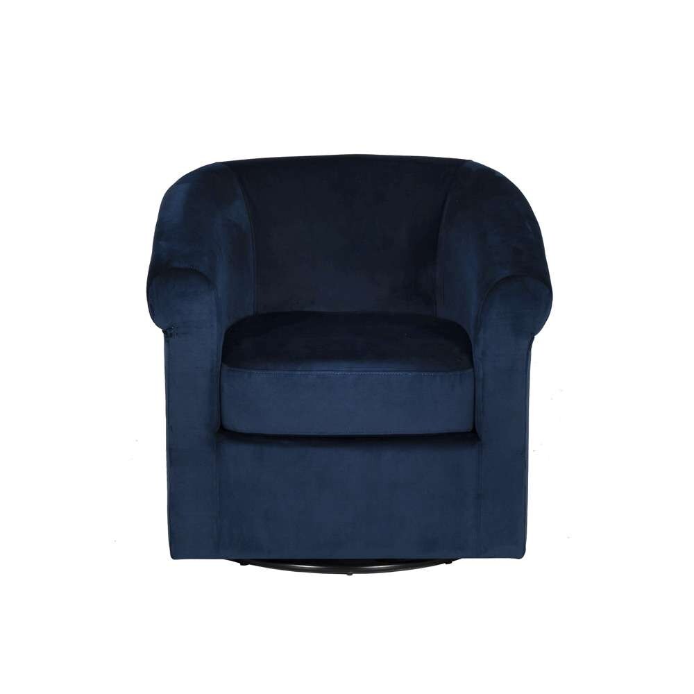 Powell Company - Bonnie Swivel Club Chair, Blue - D1209S23BLUE veiw 2