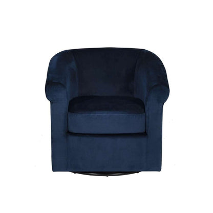 Powell Company - Bonnie Swivel Club Chair, Blue - D1209S23BLUE veiw 2