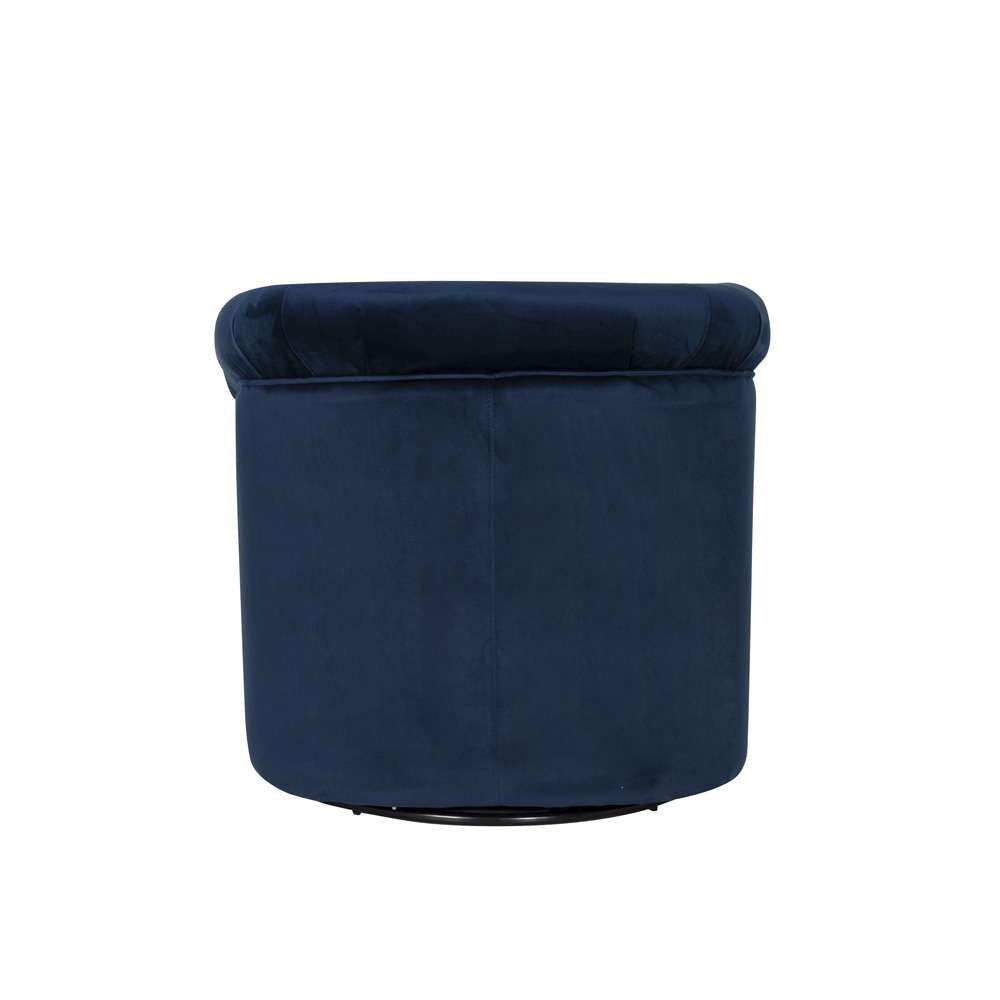 Powell Company - Bonnie Swivel Club Chair, Blue - D1209S23BLUE veiw 5