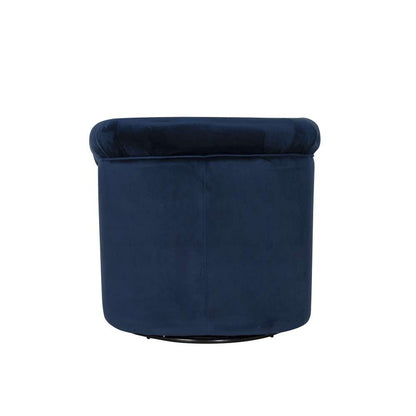 Powell Company - Bonnie Swivel Club Chair, Blue - D1209S23BLUE veiw 5