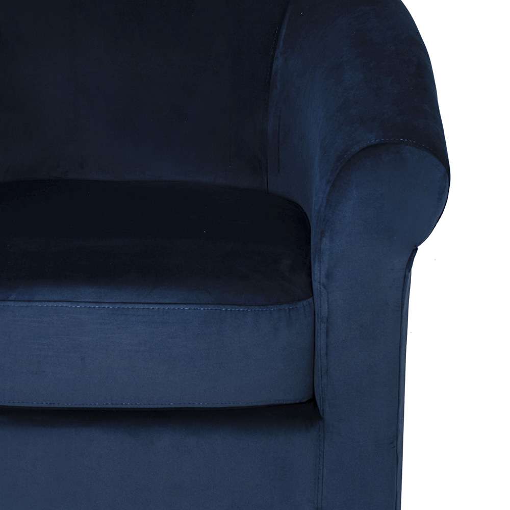 Powell Company - Bonnie Swivel Club Chair, Blue - D1209S23BLUE veiw 7