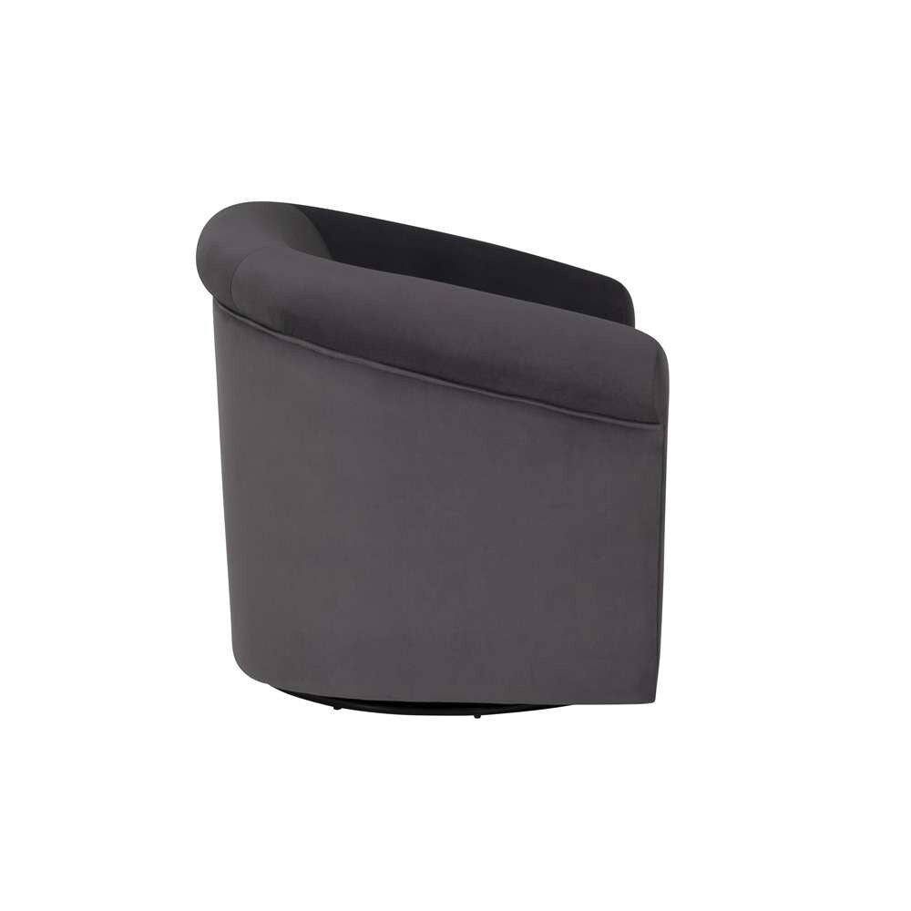 Powell Company - Bonnie Swivel Club Chair, Gray - D1209S23GREY veiw 3