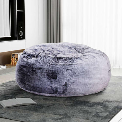 Primo International - Sealy® Bala 5ft Faux Fur Memory Foam Bean Bag - 59939 veiw 3
