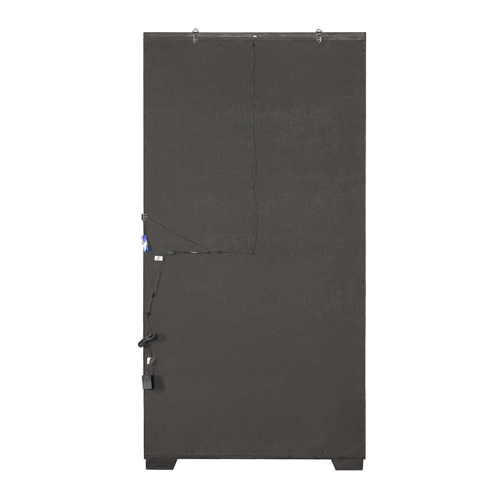 Pulaski - Modern Wood Framed 5-Shelf Sliding Door Curio with LED Light - P021765_CLOSEOUT veiw 4