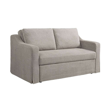 Serta by Lifestyle Solutions - Hailey Convertible Loveseat, Flax - 112A012FLX veiw 1
