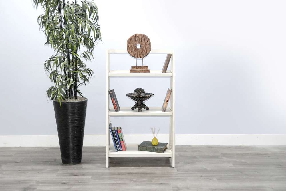 Sunny Designs -  48in Mahogany Wood Folding Bookcase - 2839MW-48 veiw 2