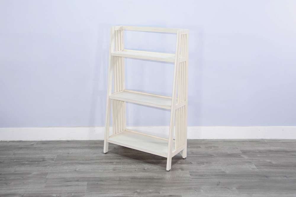 Sunny Designs -  48in Mahogany Wood Folding Bookcase - 2839MW-48 veiw 3
