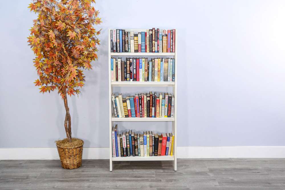 Sunny Designs -   60in Mahogany Wood Folding Bookcase - 2839MW-60 veiw 2