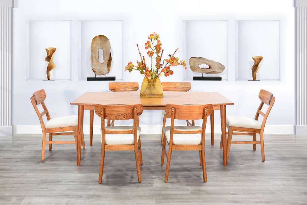 Sunny Designs - American Modern -  Mid-century Wood Dining Table - 1179CN veiw 5