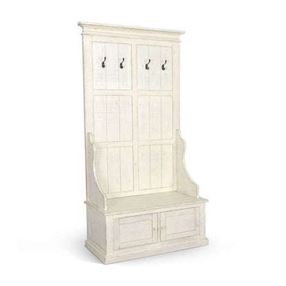 Sunny Designs - Marina -  Weathered Wood Hall Tree - 2099WS veiw 1