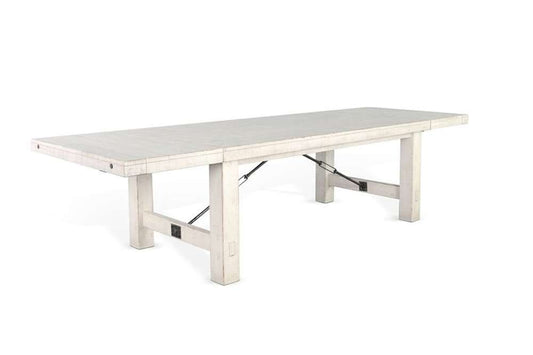 Sunny Designs - Marina -  White Sand Extension Dining Table - 1316WS veiw 1