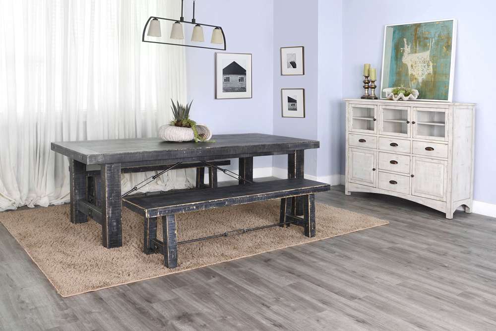 Sunny Designs - Marina -  Extension Wood Dining Table - 1316BS veiw 2