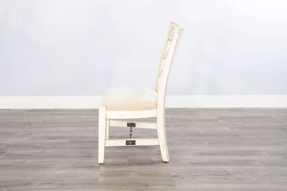 Sunny Designs - Marina -  White Sand Side Chair, Cushion Seat (Set of 2) - 1604WS veiw 3