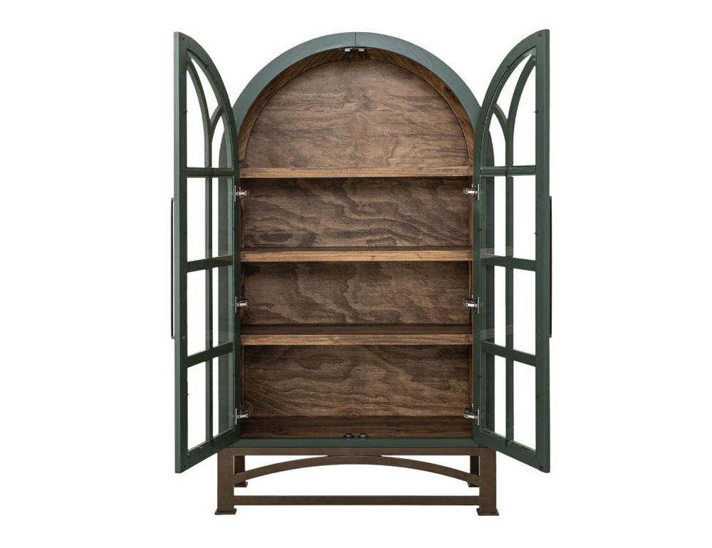 IFD - Obsidian - 2 Glass Door Cabinet - IFD8531CABGN veiw 7