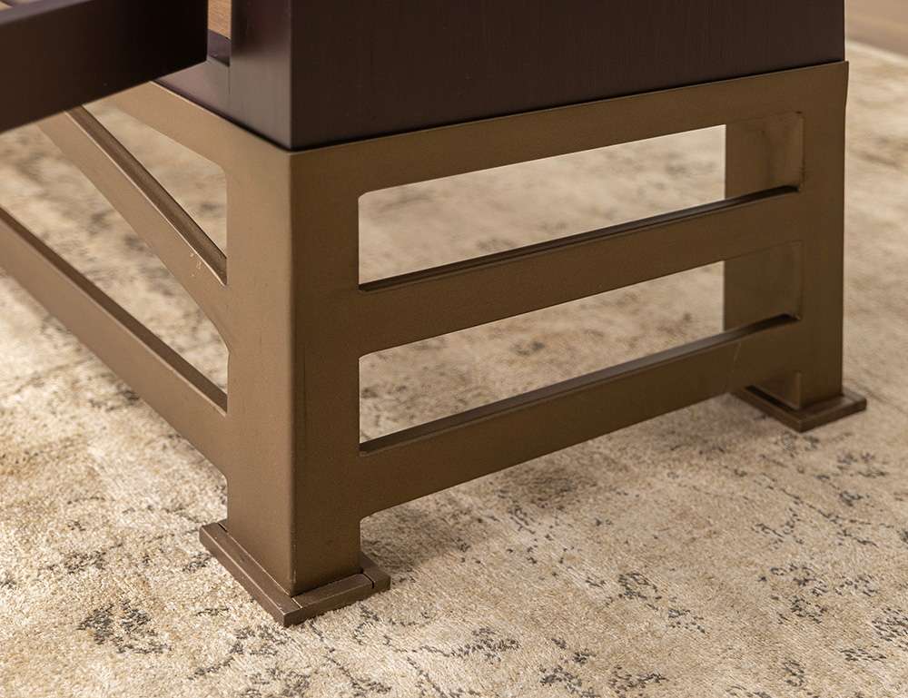 IFD - Obsidian - 2 Glass Door Cabinet - IFD8531CABRC veiw 3