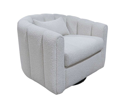 IFD - Viera - Wooden Frame & Metal Base, 360 Degree Swivel Glider Accent Chair - IUP515-ACH-101 veiw 1