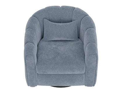 IFD - Viera - Wooden Frame & Metal Base, 360 Degree Swivel Glider Accent Chair - IUP515-ACH-190 veiw 3