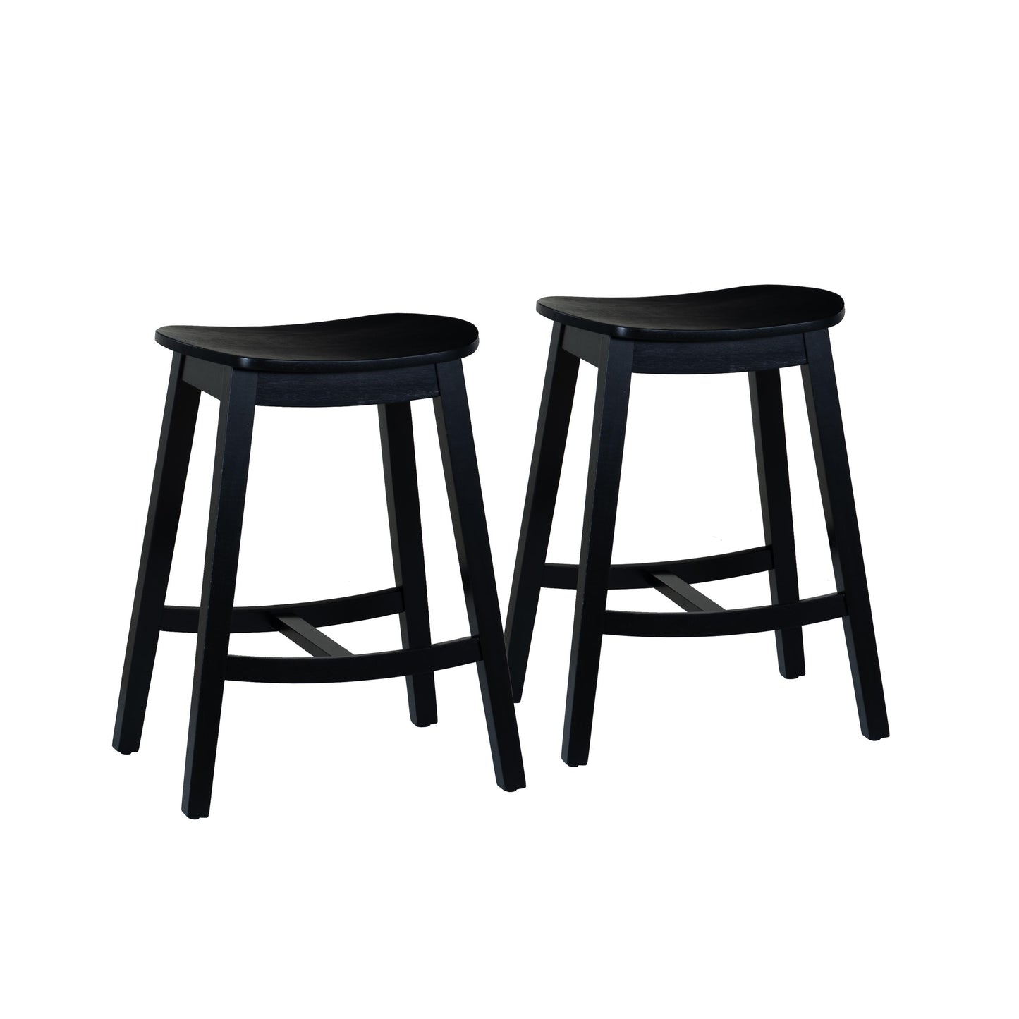 Linon Home Decor-Culver Backless Counter Stool, Set of 2, Black - CS330BLK02KDU veiw 1