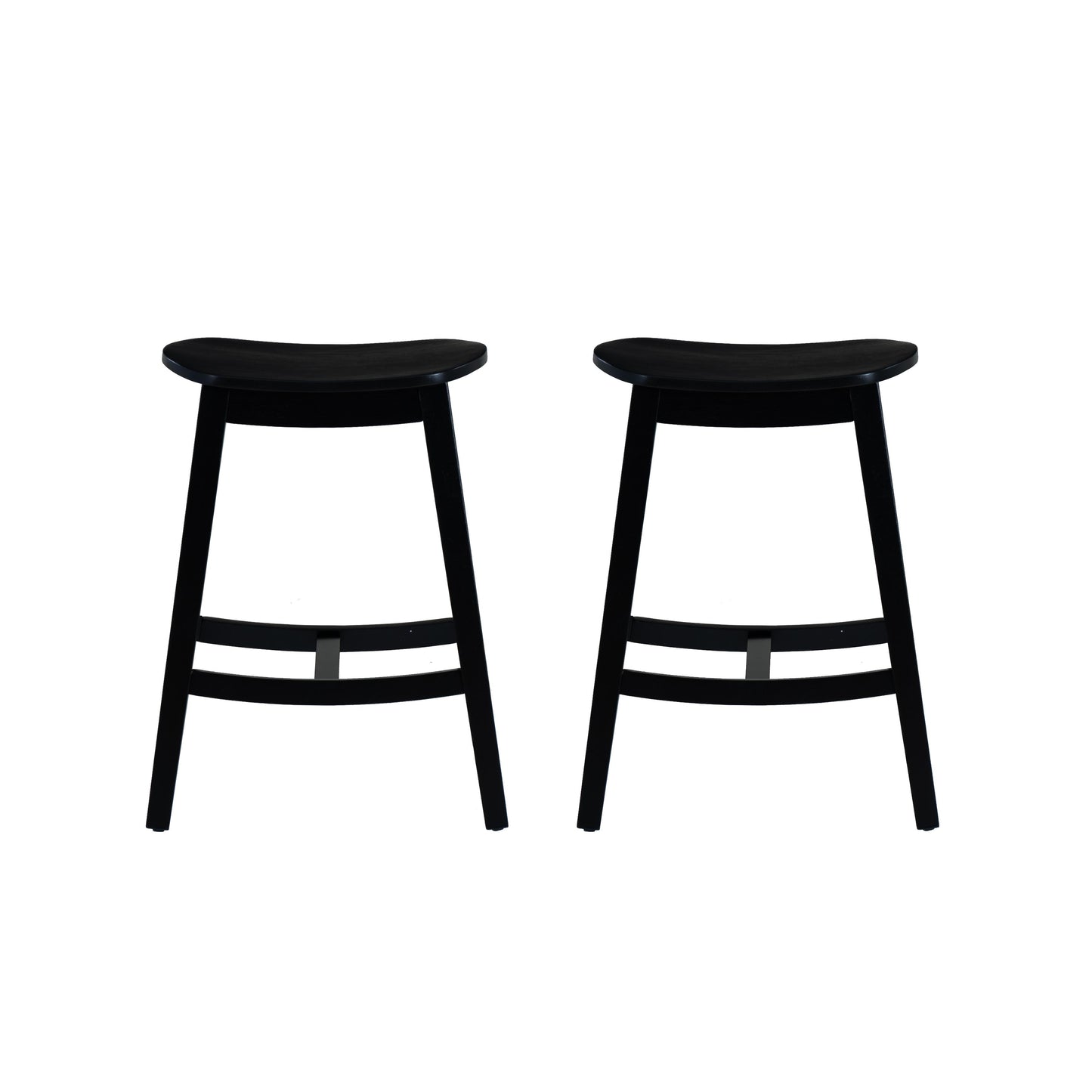 Linon Home Decor-Culver Backless Counter Stool, Set of 2, Black - CS330BLK02KDU veiw 5
