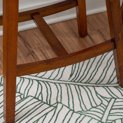 Linon Home Decor Culver Backless Counter Stool, Set of 2, Brown - CS330BRN02KDU veiw 4