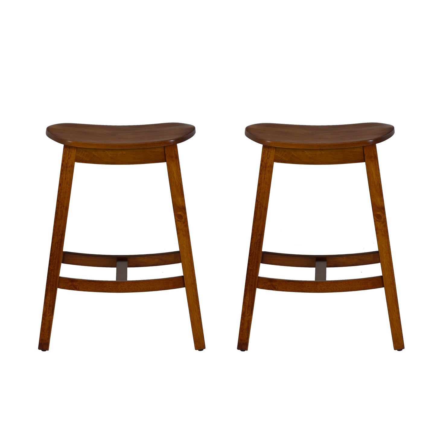 Linon Home Decor Culver Backless Counter Stool, Set of 2, Brown - CS330BRN02KDU veiw 5