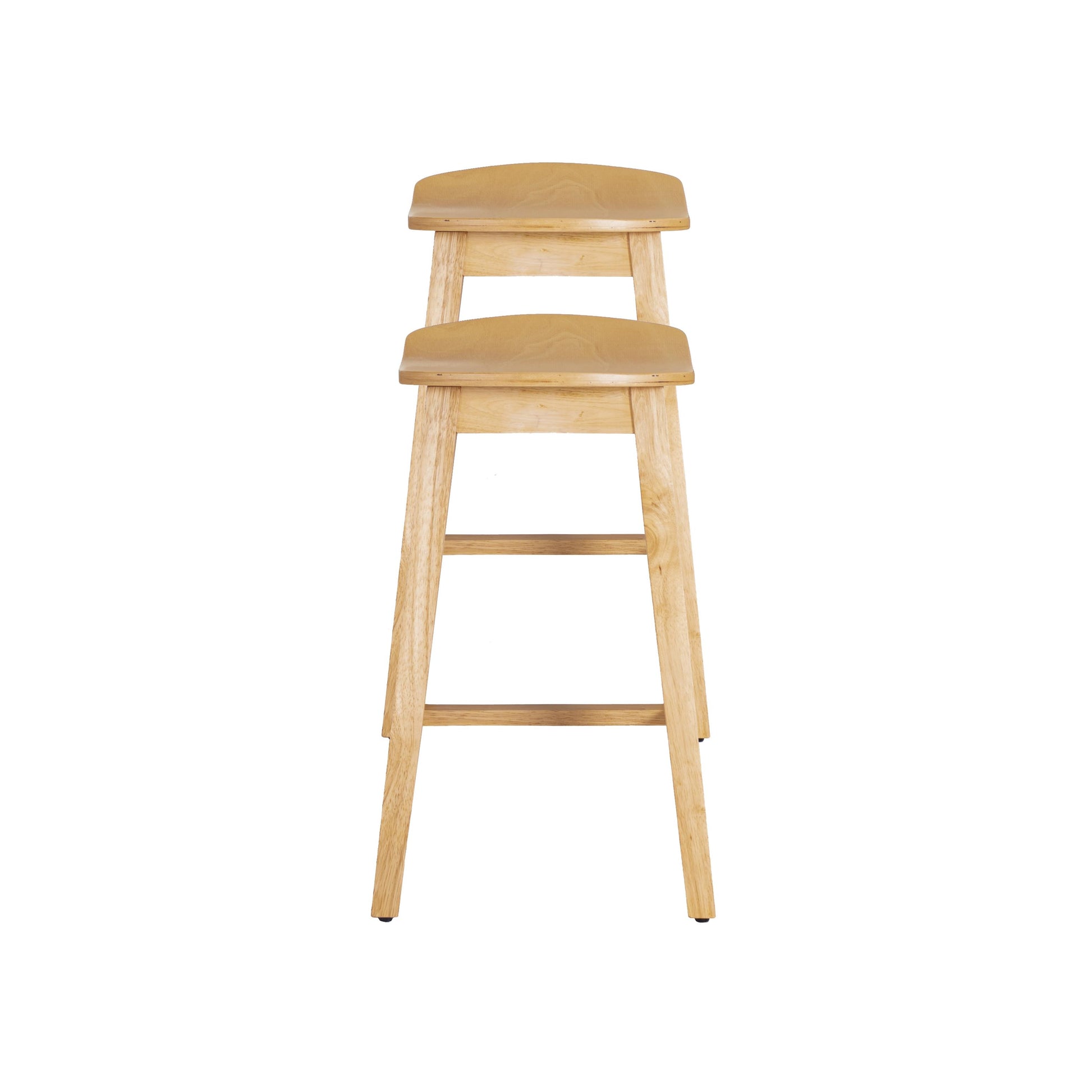 Linon Home Decor Culver Backless Counter Stool, Set of 2, Natural - CS330NAT02KDU veiw 6