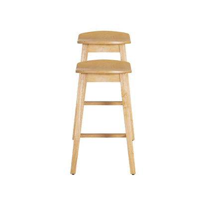 Linon Home Decor Culver Backless Counter Stool, Set of 2, Natural - CS330NAT02KDU veiw 6