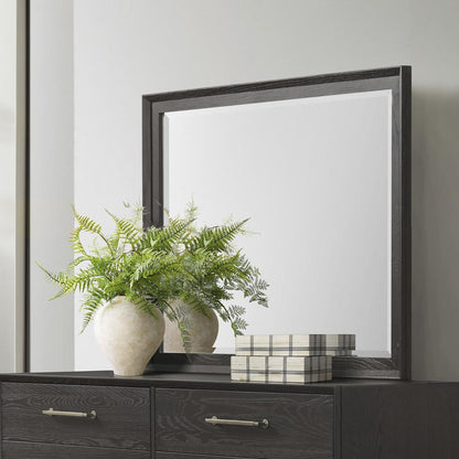 Intercon Furniture - Bayside Dresser Mirror in Black - BY-BR-9891-BLK-C veiw 2
