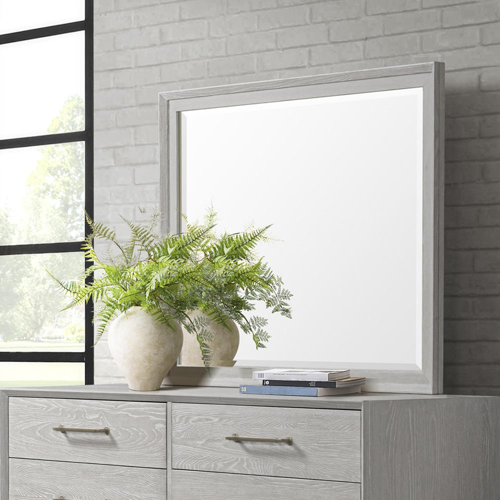 Intercon Furniture - Bayside Dresser Mirror in White - BY-BR-9891-WHT-C veiw 2