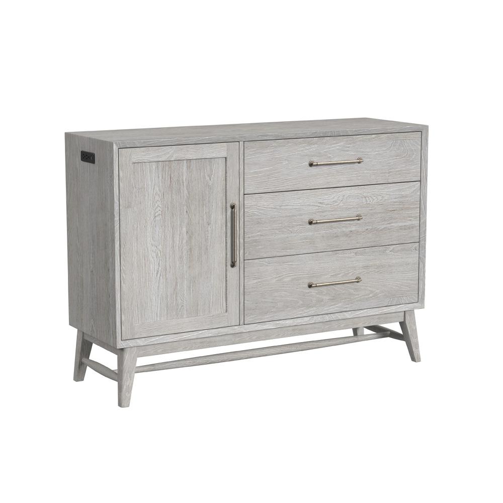Intercon Furniture - Bayside 56  Sideboard - White - BY-CA-5640-WHT-C veiw 1