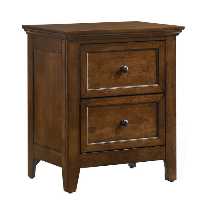 Intercon Furniture - San Mateo Youth Nightstand, 2 Drawer in Tuscan - SM-BR-4302-TUS-C veiw 1
