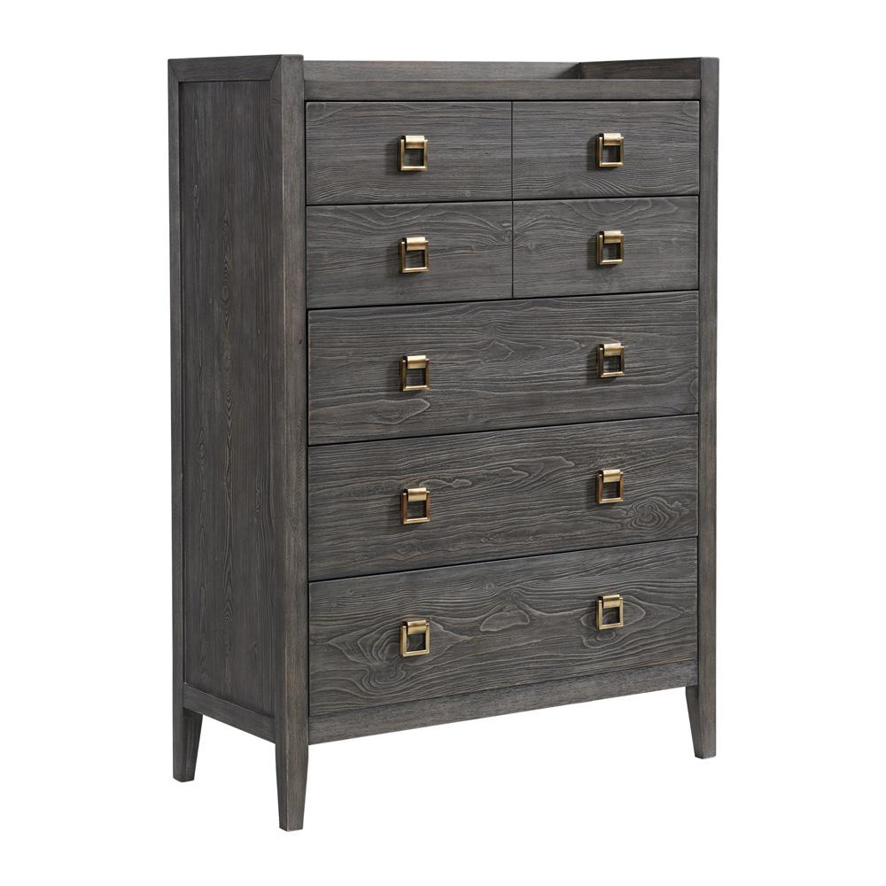 Intercon Furniture - San Mateo Chest, 6 Drawer Standard in Gray - SM-BR-N8806-GRY-C veiw 1