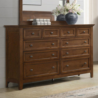 Intercon Furniture - San Mateo Dresser, 10 Drawer in Tuscan - SM-BR-N8810-TUS-C veiw 2