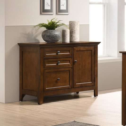 Intercon Furniture - San Mateo 41  Credenza in Tuscan - SM-HO-4130D-TUS-C veiw 2