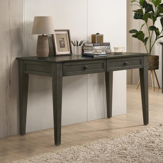 Intercon Furniture - San Mateo 50  Writing Desk in Gray - SM-HO-5030WD-GRY-C veiw 2