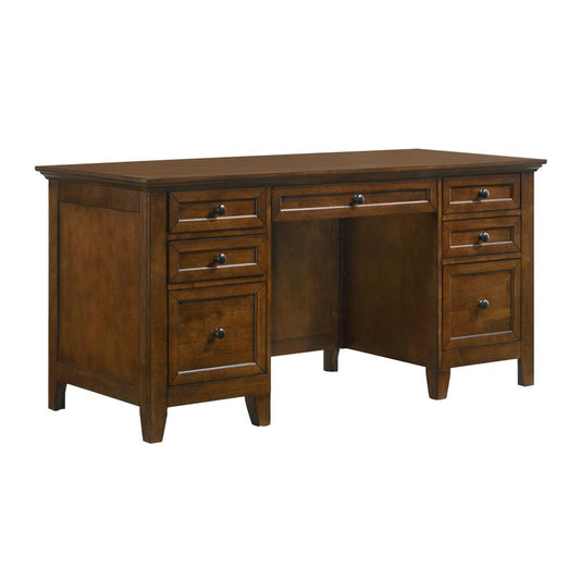 Intercon Furniture - San Mateo 62  Executive Desk in Tuscan - SM-HO-6230ED-TUS-C veiw 1