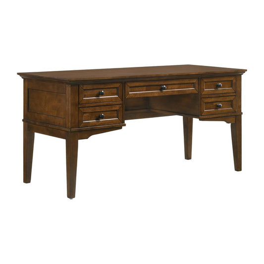 Intercon Furniture - San Mateo 62  Half Ped Exec Desk in Tuscan - SM-HO-6230WD-TUS-C veiw 1
