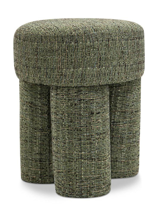 Meridian Furniture - Larson Green Polyester Fabric Ottoman/Stool - 100Green veiw 1