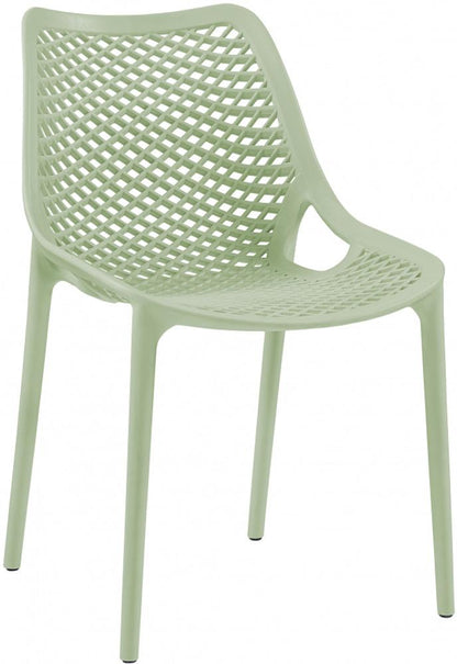 Meridian Furniture - Mykonos Mint Outdoor Patio Dining Chair (Set of 4) - 328Mint veiw 1