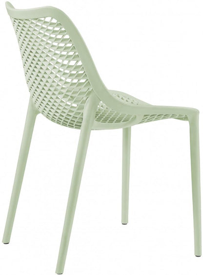 Meridian Furniture - Mykonos Mint Outdoor Patio Dining Chair (Set of 4) - 328Mint veiw 3