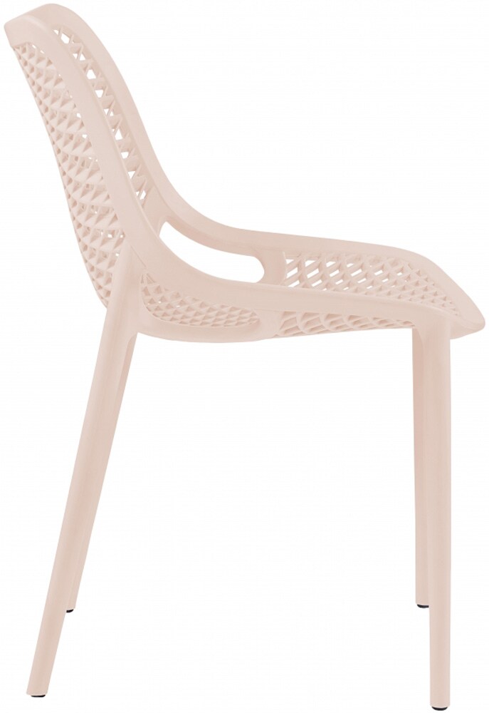 Meridian Furniture - Mykonos Pink Outdoor Patio Dining Chair (Set of 4) - 328Pink veiw 2