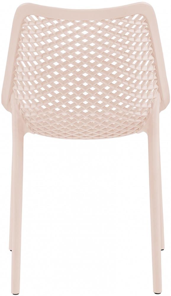 Meridian Furniture - Mykonos Pink Outdoor Patio Dining Chair (Set of 4) - 328Pink veiw 4