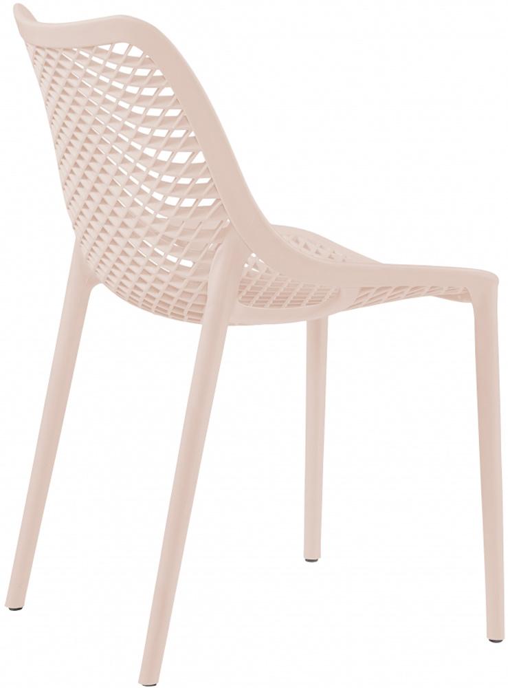 Meridian Furniture - Mykonos Pink Outdoor Patio Dining Chair (Set of 4) - 328Pink veiw 5