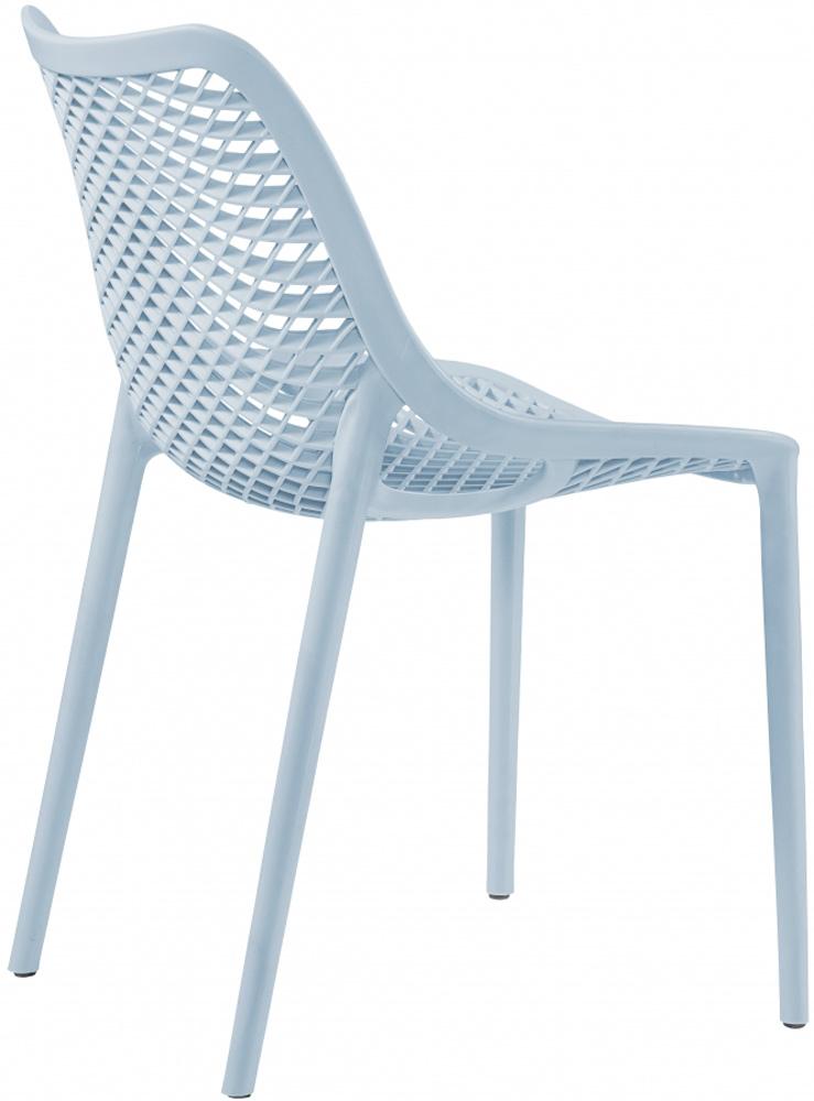Meridian Furniture - Mykonos Sky Blue Outdoor Patio Dining Chair (Set of 4) - 328SkyBlue veiw 5