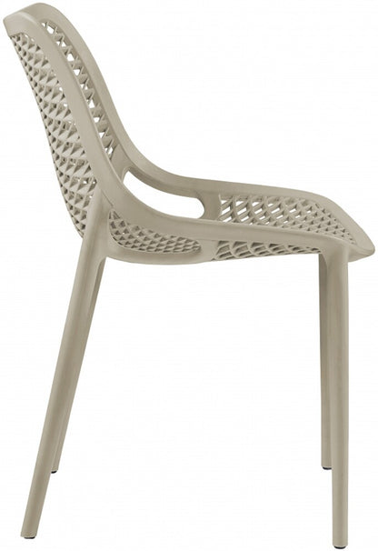 Meridian Furniture - Mykonos Taupe Outdoor Patio Dining Chair (Set of 4) - 328Taupe veiw 2