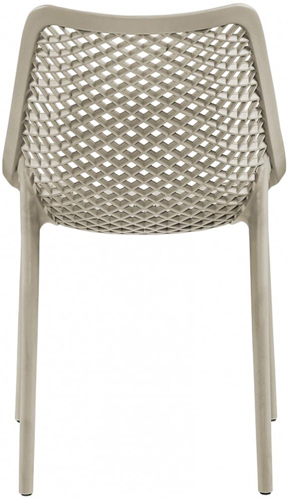 Meridian Furniture - Mykonos Taupe Outdoor Patio Dining Chair (Set of 4) - 328Taupe veiw 4