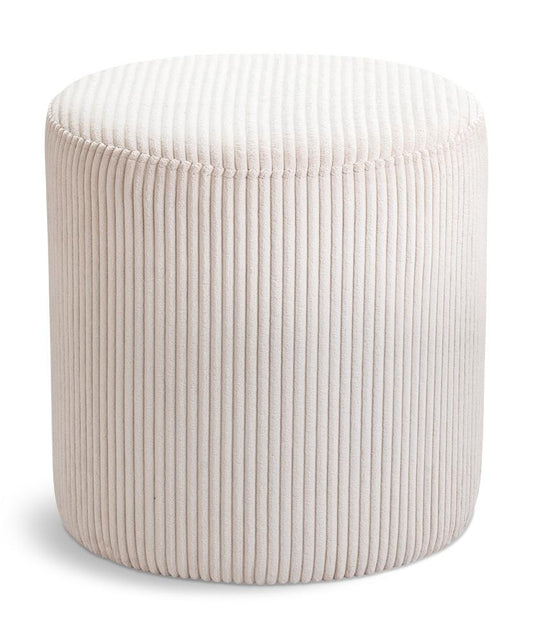 Meridian Furniture - Roy Beige Microsuede Fabric Ottoman/Stool - 445Beige veiw 1