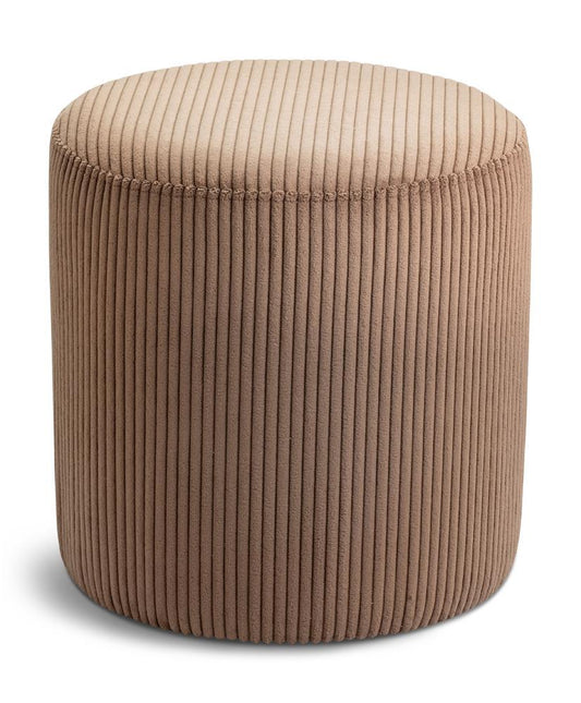 Meridian Furniture - Roy Brown Microsuede Fabric Ottoman/Stool - 445Brown veiw 1