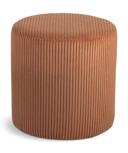 Meridian Furniture - Roy Cognac Microsuede Fabric Ottoman/Stool - 445Cognac veiw 1