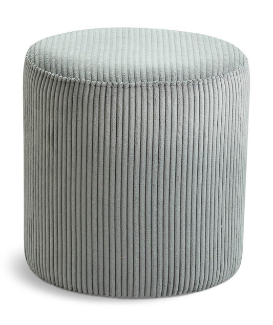 Meridian Furniture - Roy Grey Microsuede Fabric Ottoman/Stool - 445Grey veiw 1
